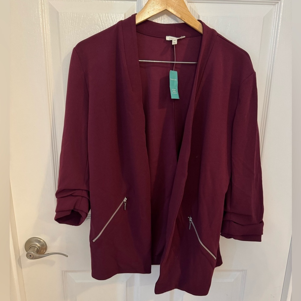 Maurices Wine-Red Knit Top